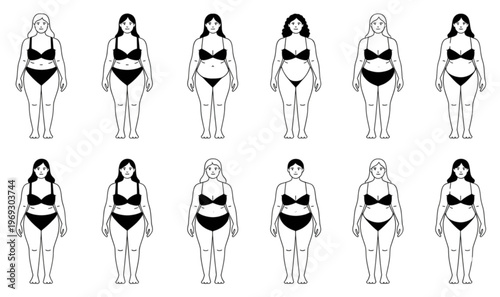 A collection of various electrical outlet plugs and sockets displayed in a row isolated on transparent background