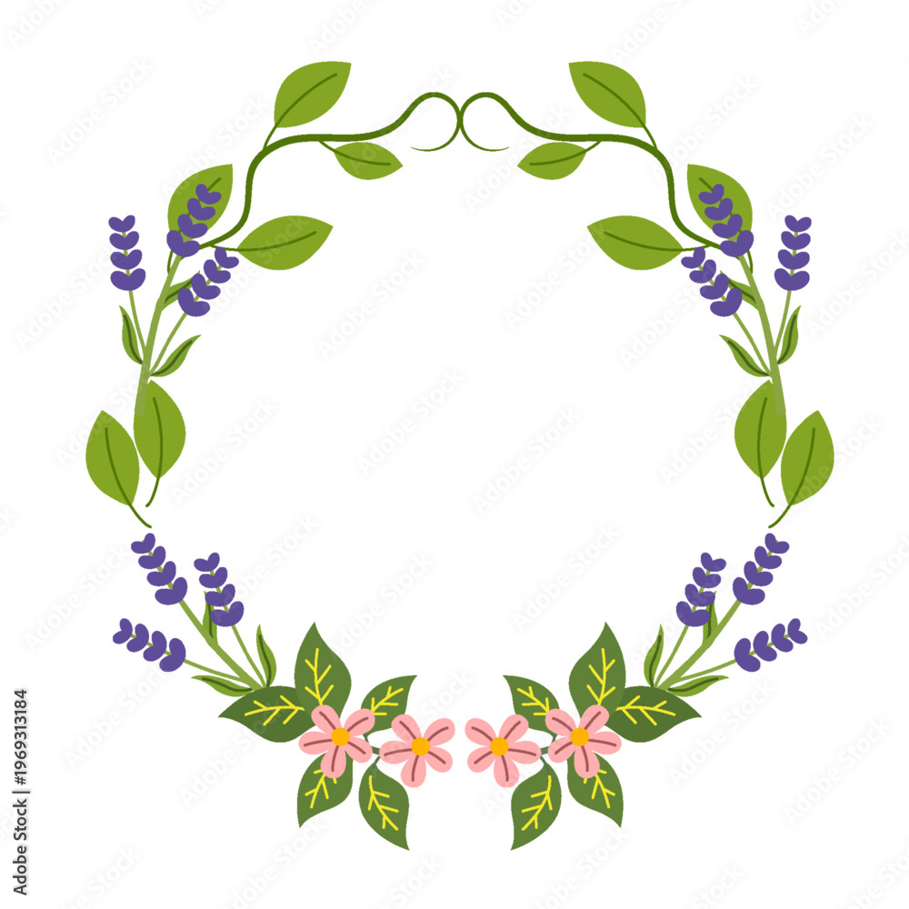 Fototapeta premium Floral Frame