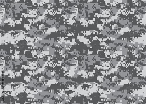 seamless gray digital camouflage seamless pattern military pixel camo texture