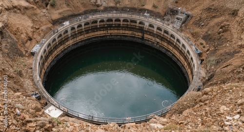 Water reclamation facility prior to drainage discharge