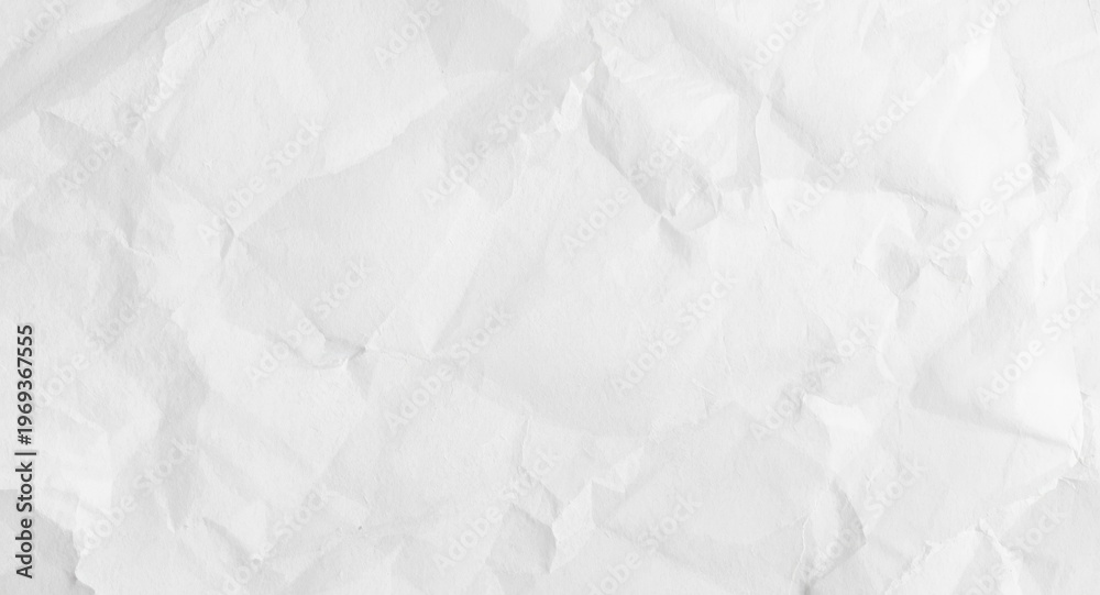 Obraz premium White paper background with light rough patches and wide blank copy space