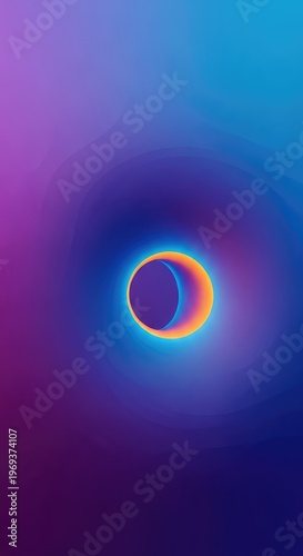 Conceptual minimalist background representing eternal void, limitless space, vast emptiness, and abstract nothingness, design, long, template
