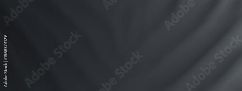 Grey wavy fabric background. Wrinkled cloth texture
