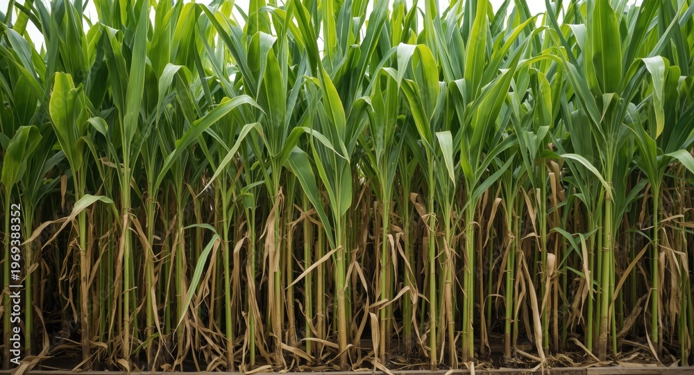 Obraz premium Yield limitations in sugarcane caused by white leaf disease symptoms