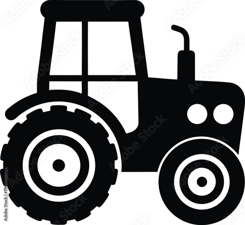 tractor isolated on white background