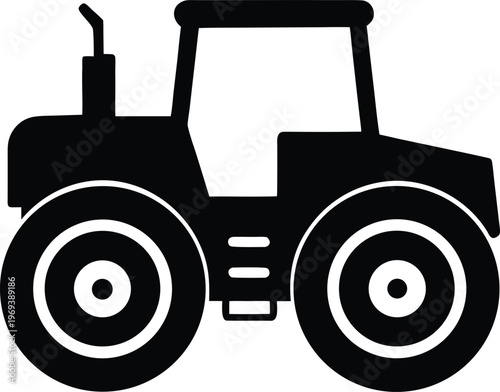 tractor isolated on white background