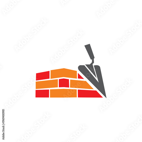 A charming and warm minimalist logo in terracotta, cream, and charcoal grey, depicting a traditional teapot