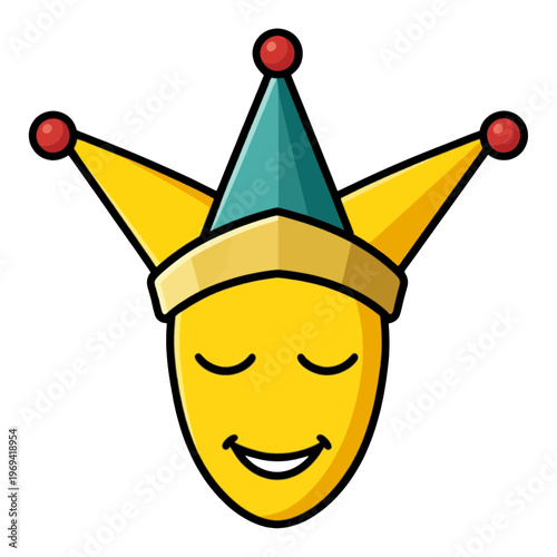 Jester Hat Vector Icon