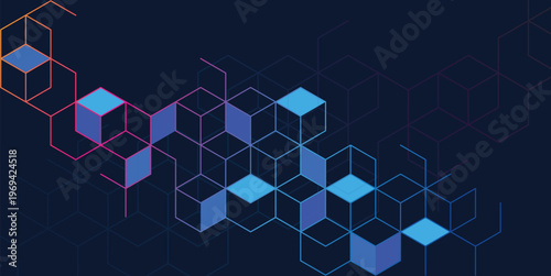 Graphic design element and abstract geometric background.	