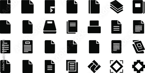 Collection of black lighter icons in various styles and designs