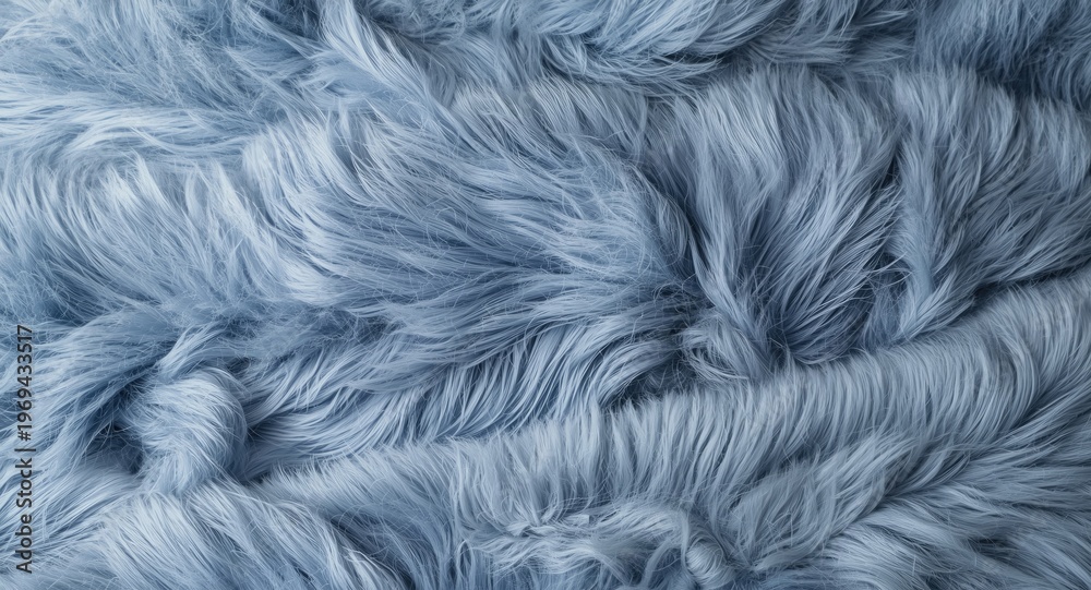 Obraz premium Soft textured indigo fur background with minimal shadowing for decorative use