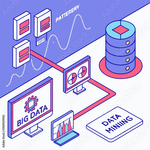 Big data mining and analytics isometric design