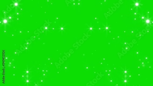 Background Particles Animation Green Screen Footage