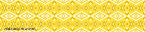 Gold ethnic border ornament. Geometric ethnic oriental seamless pattern. Stripe vector illustration. Native American Mexican African Indian tribal. Design border, textile, fabric, clothing, carpet