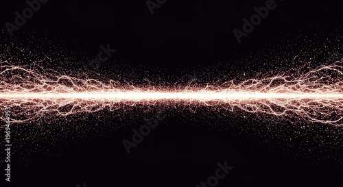 Dynamic abstract visualization showing coordinated movement and perfect rhythmic alignment of flowing digital particles, illustrating complex harmonious systems ,connection ,dynamic ,modern