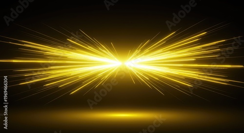 Glowing bright yellow light background symbolizing a fresh start, happiness, and optimism for the future. It is very hopeful ,awakening ,peaceful ,gradient