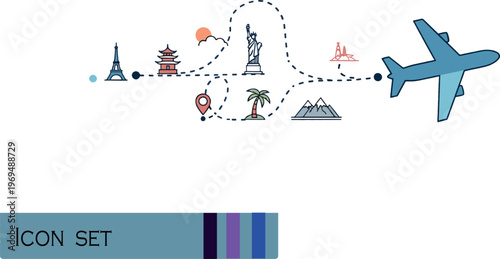 Print Oil and Gas Industry Factory and Energy Production Icon Set