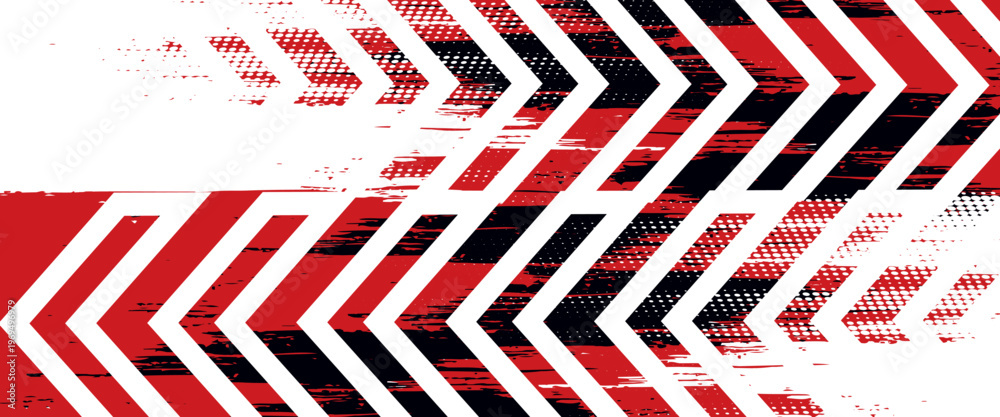 Εκτύπωση καμβά Exclusive red and black color combination sport racing car livery design,
