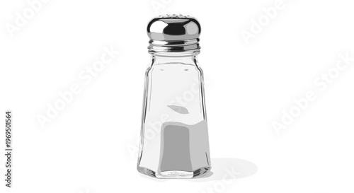 Salt Shaker Illustration for Kitchen, Cooking, and Food Graphics