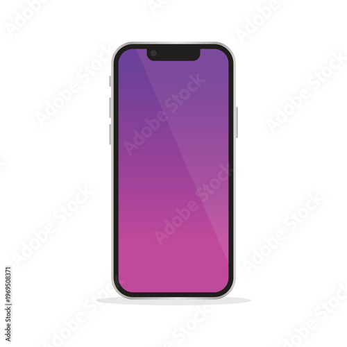 Smartphone design on a white background. Vector, eps 10