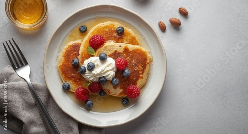 Tasty Russian pancakes with...