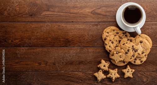 Morning coffee and sweet co...