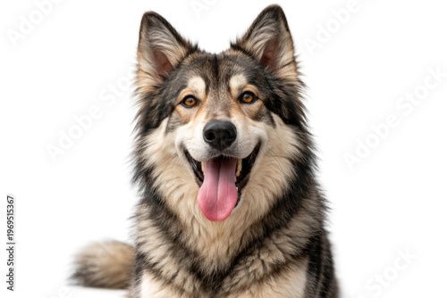 Playful American Wolfdog wi...