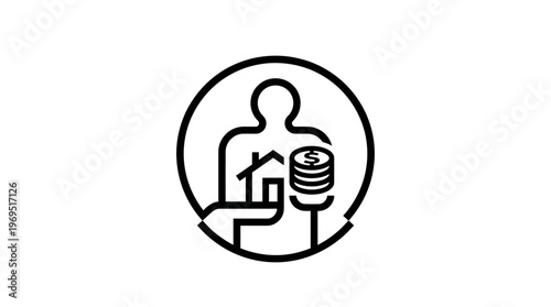 Real Estate Investment and Finances Icon