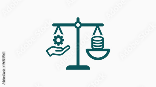 Balancing Work and Finances Concept