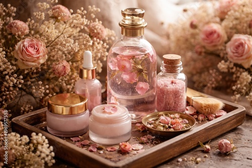 Skincare essentials featuri...