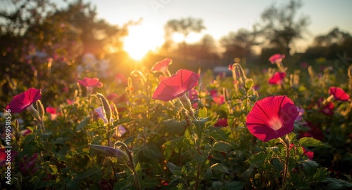 Sun-drenched summer morning...