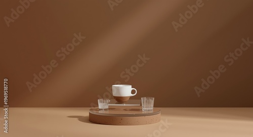 Stylish clear podium holdin...