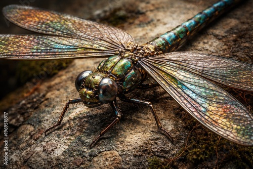 Close-up view of a detailed...