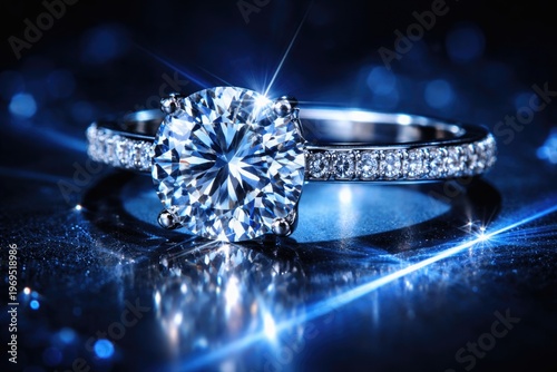 Close up view of a sparklin...