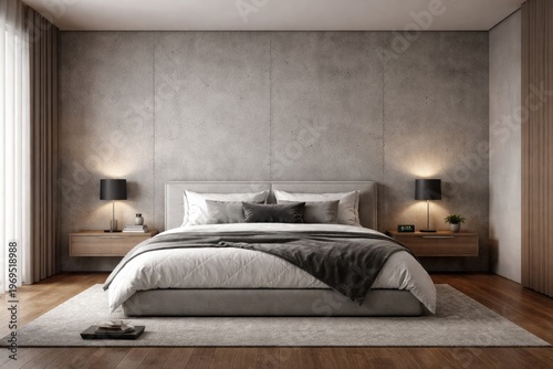 Modern Bedroom Interior wit...