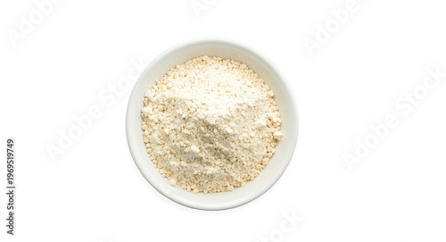 Top view image of white cer...