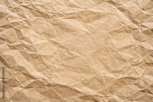 Beige crumpled cardboard te...
