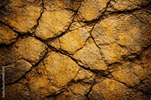 Close up of a textured crac...