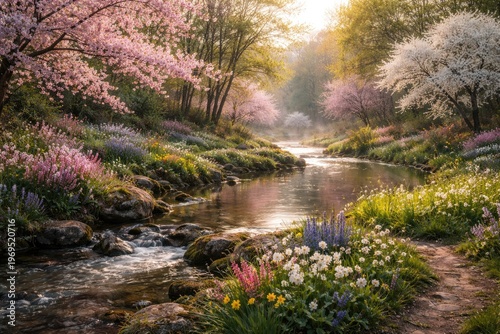 The tranquil beauty of a na...