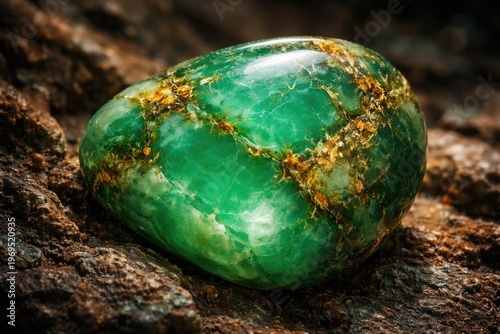Vibrant chrysoprase gemston...