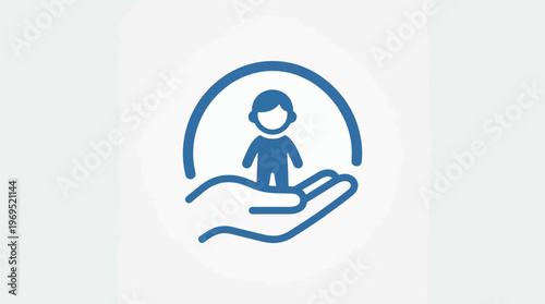 Child Protection and Care Symbol