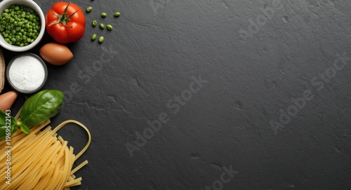 Italian pasta recipe ingred...