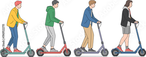 Strong male weightlifter character in gym attire performing overhead barbell press vector illustration for fitness and bodybuilding.