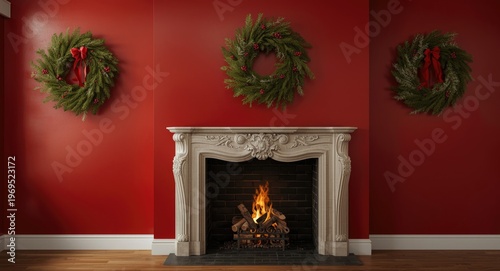 Seasonal wreath arrangement...
