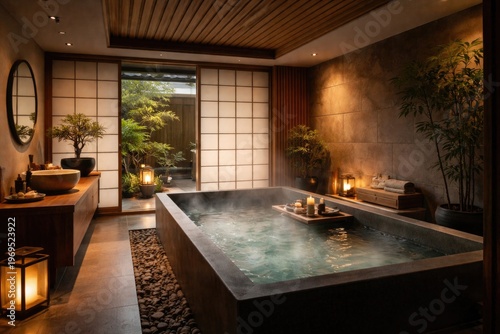 Modern Japanese bathroom fe...