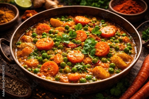 Delicious carrot and green ...