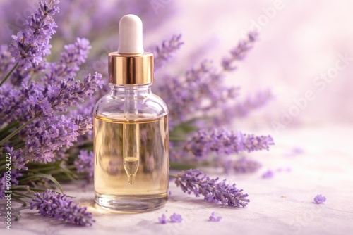 Lavender oil essence in tra...