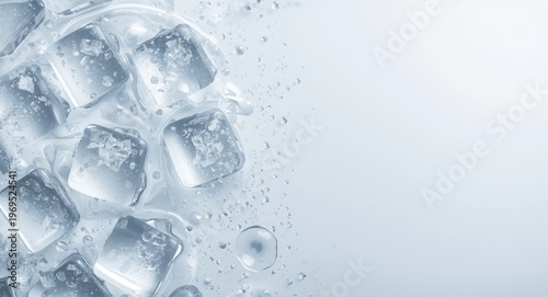 Top perspective of ice cube...