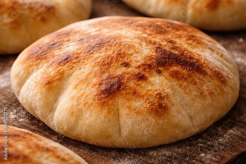 Close up of freshly baked p...