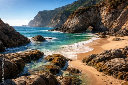 Coastal Landscape with Rock...